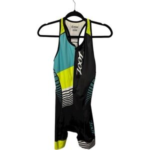 Zoot Triathlon Suit in Black and Blue